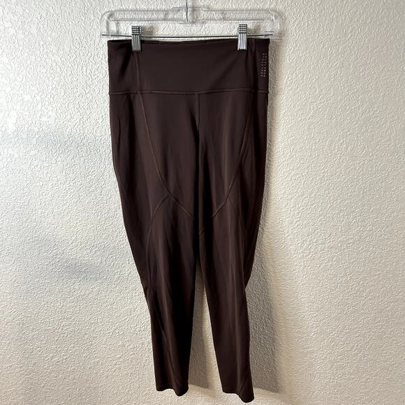 Lululemon To The Beat Tight 24" *lululemon X SoulCycle Purple Taupe Size 8 - Picture 2 of 10